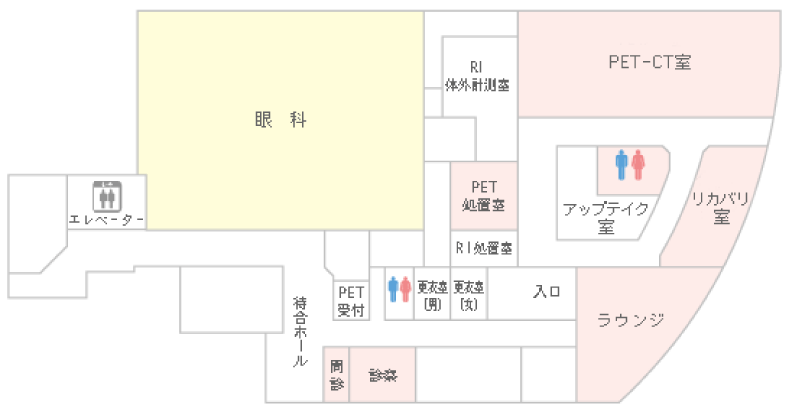 沖縄がん診断センターフロア図
