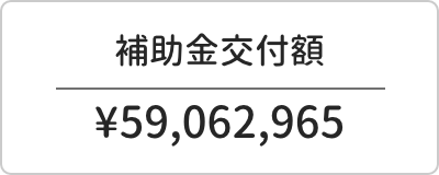補助金交付額 ¥59,062,965